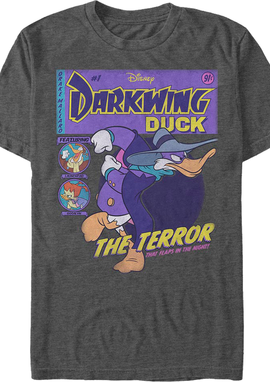Comic Book Cover Darkwing Duck T-Shirt - main product image