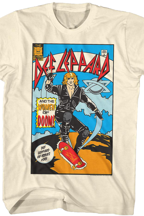 Comic Book Cover Def Leppard T Shirt