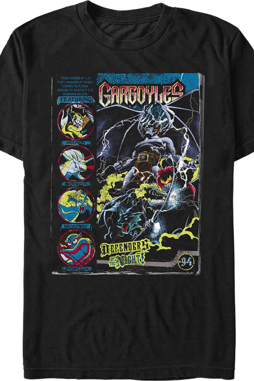 Comic Book Cover Gargoyles T-Shirtmain product image