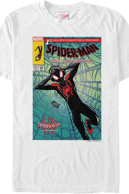Comic Book Cover Spider-Man Into The Spider-Verse T-Shirtmain product image