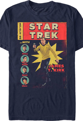 Comic Book Cover Star Trek T-Shirt