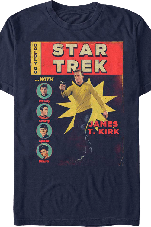 Comic Book Cover Star Trek T-Shirtmain product image