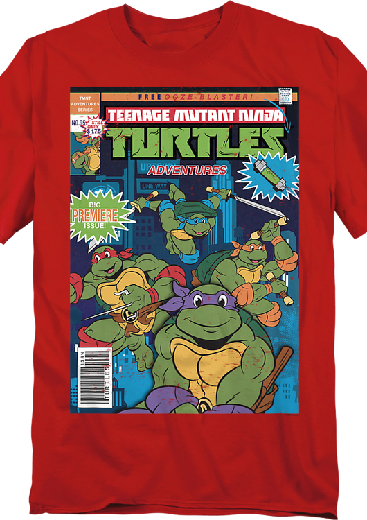 Comic Book Cover Teenage Mutant Ninja Turtles T-Shirt - main product image