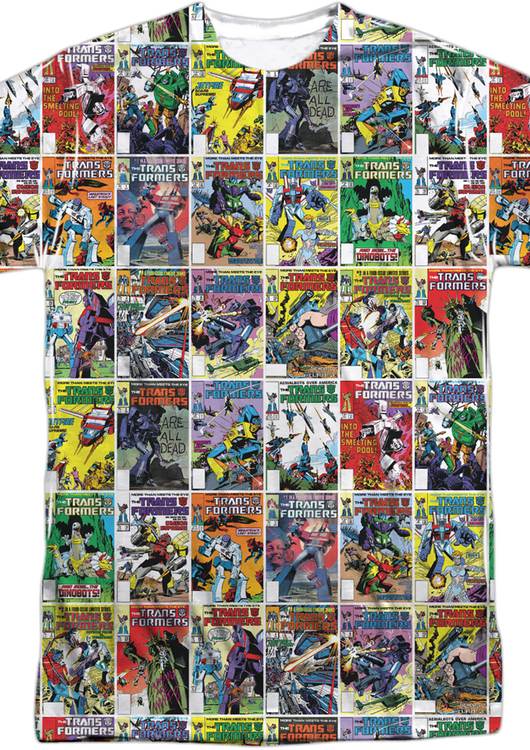 Comic Book Covers Transformers T-Shirt - main product image