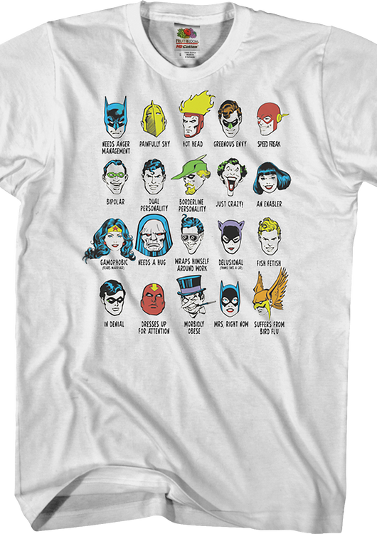 Comic Book Issues Justice League T-Shirt - main product image