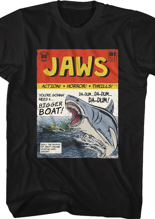 Comic Book Jaws T-Shirt - main product image