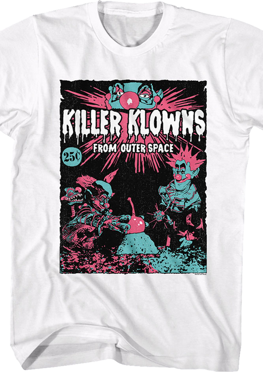 Comic Book Killer Clowns From Outer Space T-Shirt - main product image