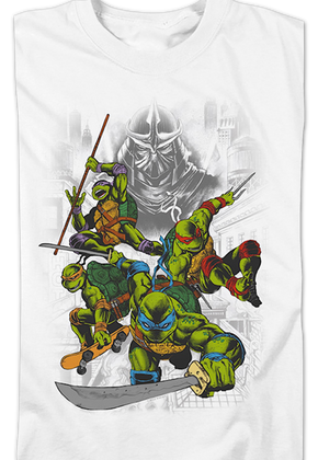 Vintage Shredder and Teenage Mutant Ninja Turtles T-Shirt