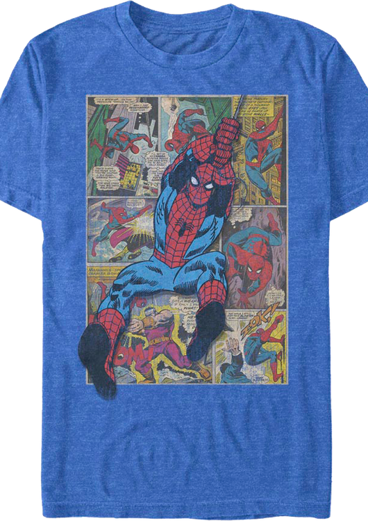 Comic Book Swing Spider-Man T-Shirt - main product image