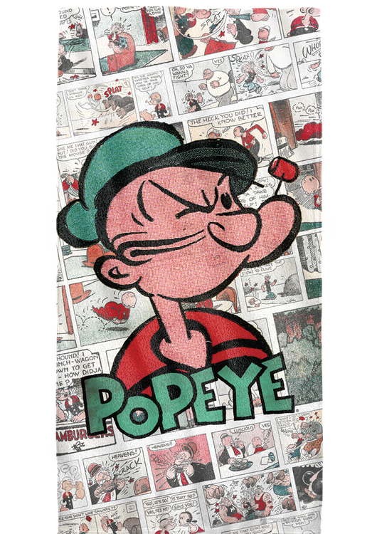 Comic Pages Popeye Towel - main product image