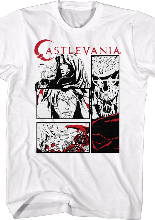 Comic Panels Castlevania T-Shirt - main product image