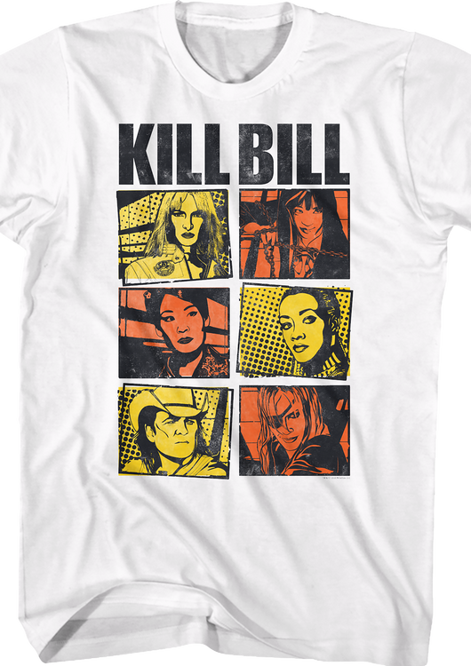 Comic Panels Kill Bill T-Shirt - main product image