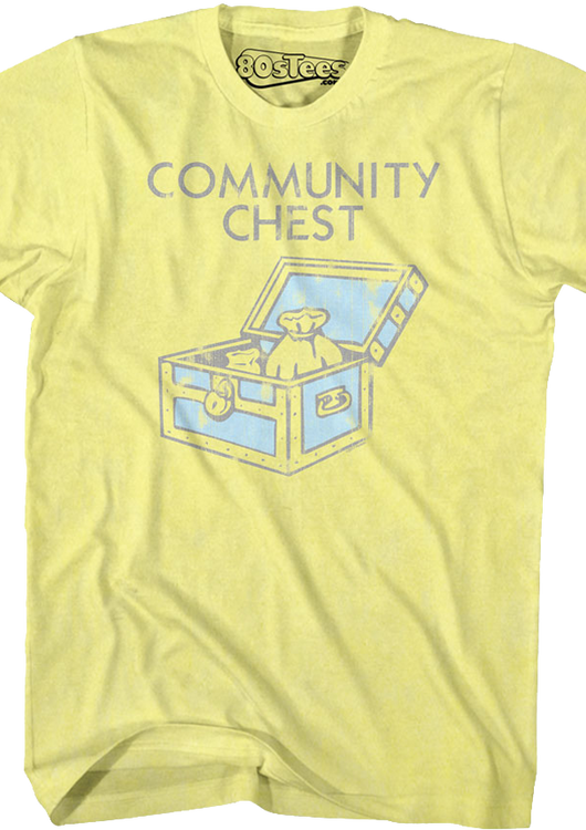 Vintage Community Chest Monopoly T-Shirt - main product image