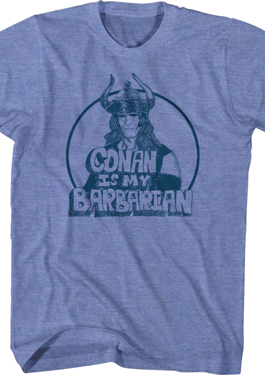 Vintage Sketch Conan Is My Barbarian T-Shirt - main product image