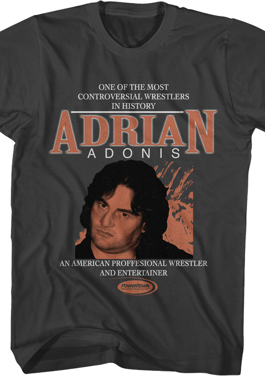 Controversial Wrestler Adrian Adonis T-Shirt - main product image