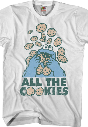 Cookie Monster All The Cookies Sesame Street T-Shirt