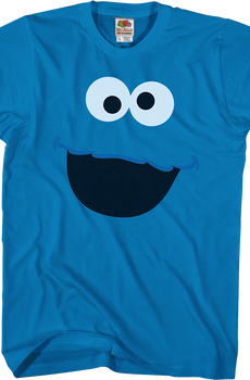 Cookie Monster Face Sesame Street T-Shirt