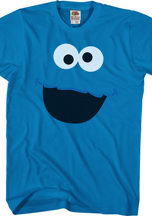 Cookie Monster Face Sesame Street T-Shirt - main product image