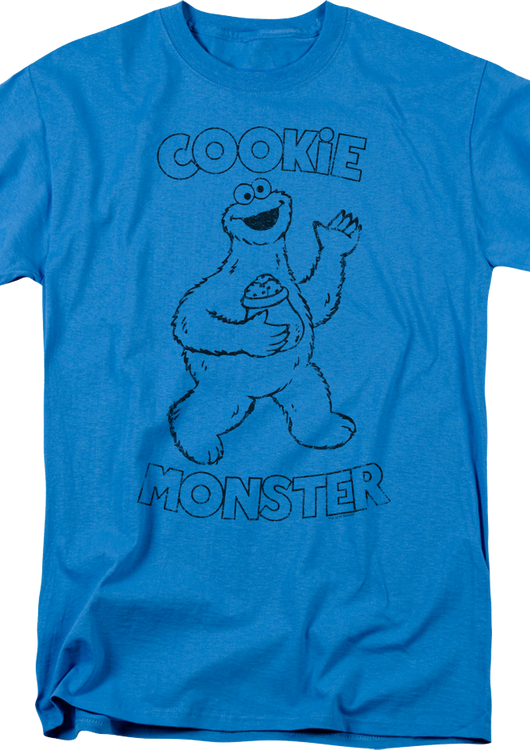 Cookie Monster Snack Sesame Street T-Shirt - main product image