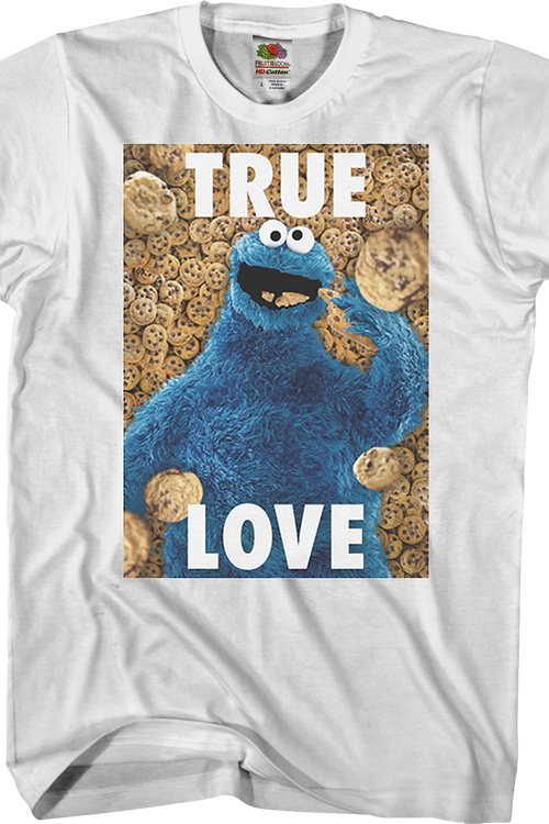 Cookie Monster True Love Sesame Street T-Shirt - main product image