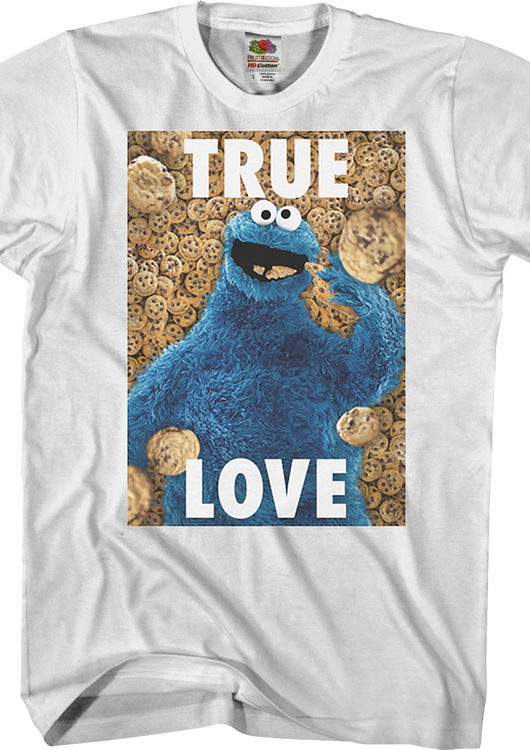 Cookie Monster True Love Sesame Street T-Shirt - main product image