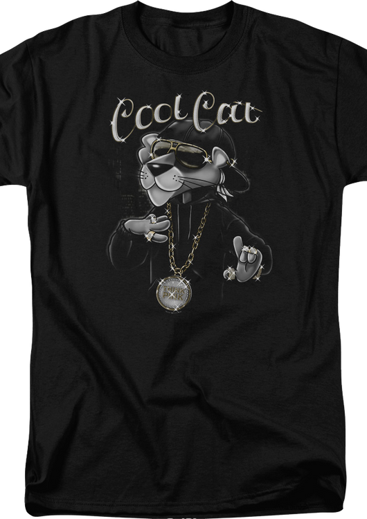 Cool Cat Pink Panther T-Shirt - main product image