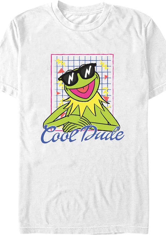 Cool Dude Kermit The Frog Muppets T-Shirt - main product image