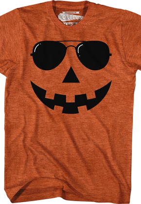 Cool Pumpkin Face T-Shirt