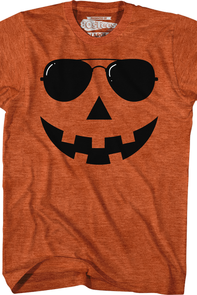 Cool Pumpkin Face T-Shirt
