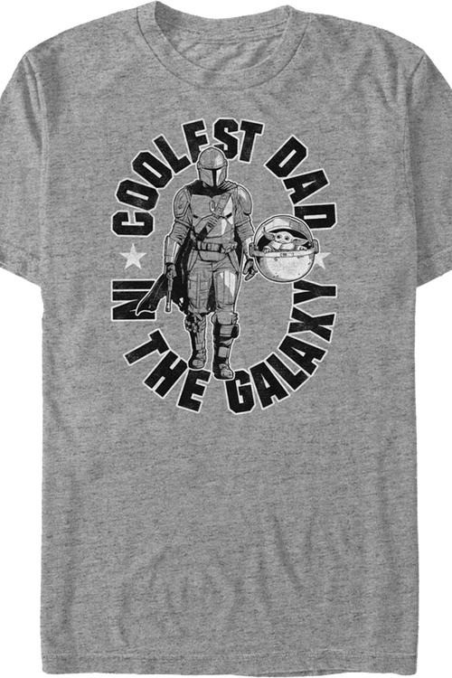 Coolest Dad In The Galaxy The Mandalorian Star Wars T-Shirt - main product image