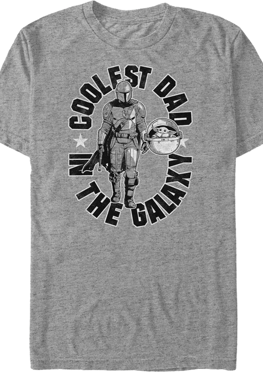 Coolest Dad In The Galaxy The Mandalorian Star Wars T-Shirt - main product image