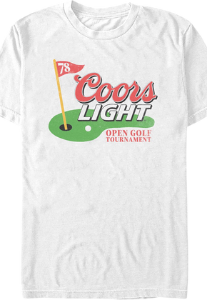 Open Golf Tournament Coors Light T-Shirt