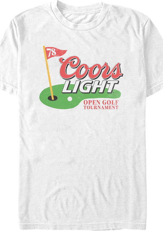 Open Golf Tournament Coors Light T-Shirt - main product image
