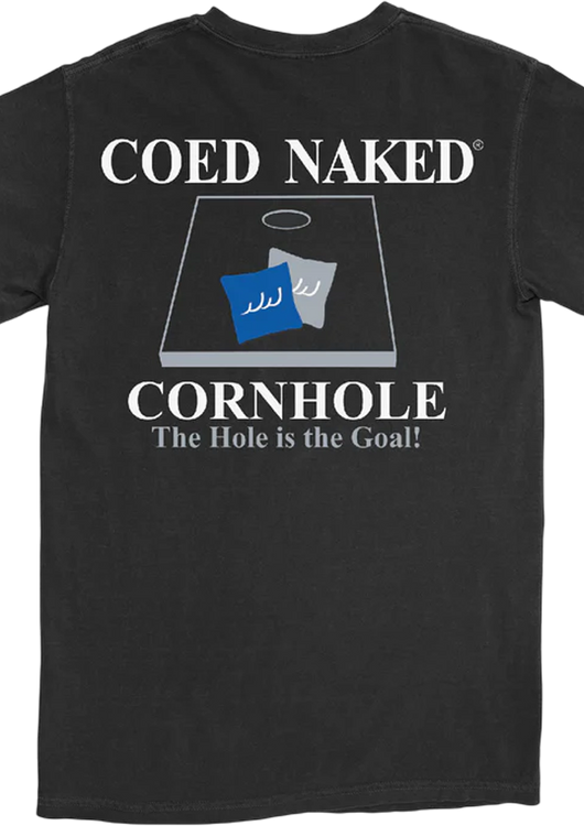 Cornhole Coed Naked T-Shirt - main product image