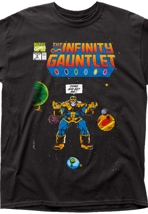 Cosmic Battle Infinity Gauntlet Thanos T-Shirt