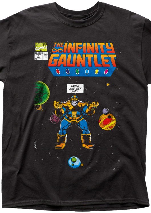 Cosmic Battle Infinity Gauntlet Thanos T-Shirt - main product image