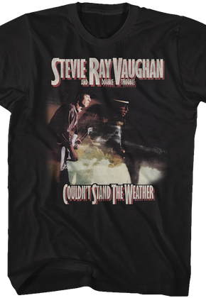 Couldn't Stand The Weather Stevie Ray Vaughan Black T-Shirt
