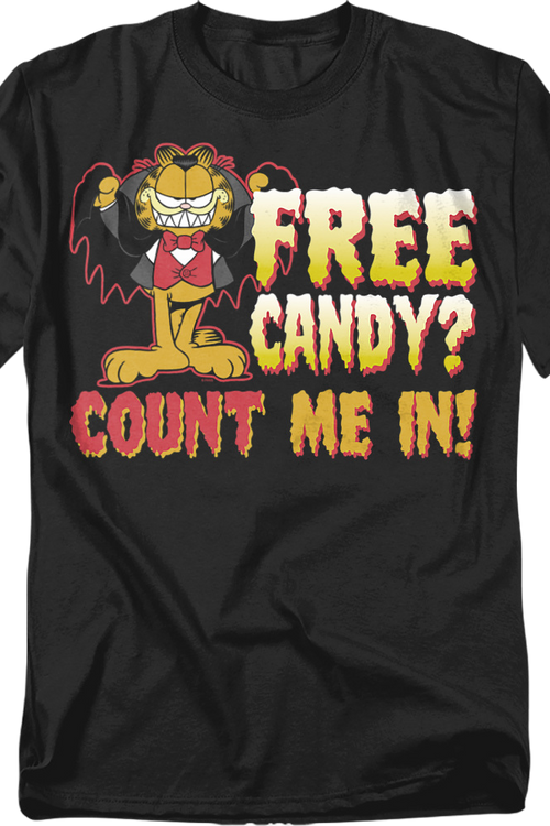 Count Me In Garfield T-Shirt - main product image