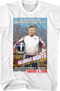 Count To #1 Poster Talladega Nights T-Shirt