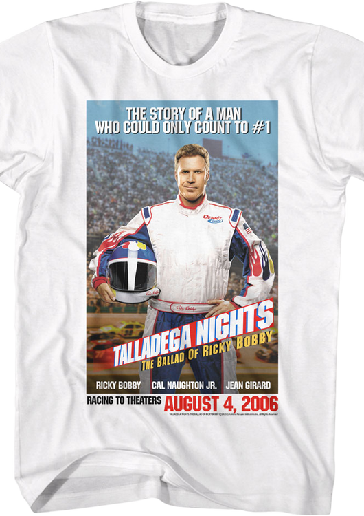Count To #1 Poster Talladega Nights T-Shirt - main product image