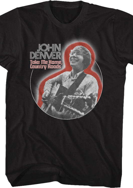 Country Roads Outline John Denver T-Shirt - main product image
