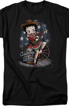 Country Star Betty Boop T-Shirt