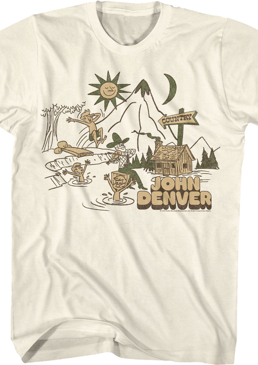 Country Swimming John Denver T-Shirt - main product image