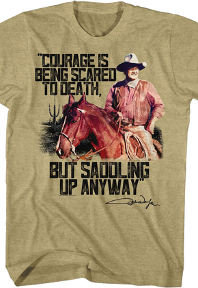 Saddling Up John Wayne T-Shirt