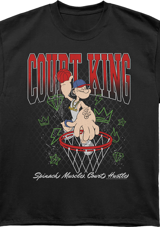 Court King Popeye Oversized T-Shirt - main product image
