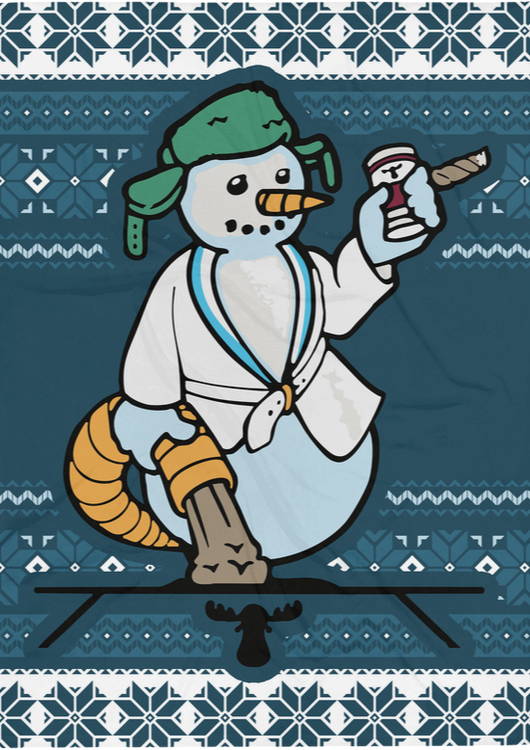 Cousin Eddie Snowman Christmas Vacation Blanket - 50x60 - main product image
