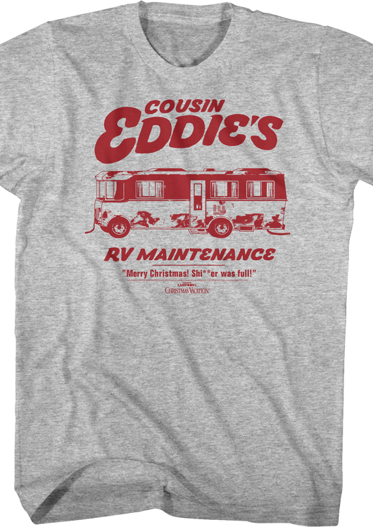 Cousin Eddie's RV Maintenance Christmas Vacation T-Shirt - main product image