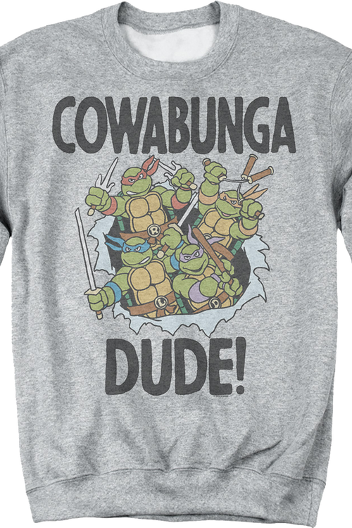 Cowabunga Dude Teenage Mutant Ninja Turtles Sweatshirtmain product image