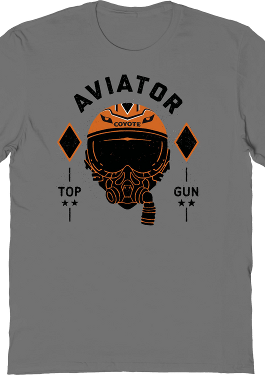 Coyote Aviator Helmet Top Gun T-Shirt - main product image