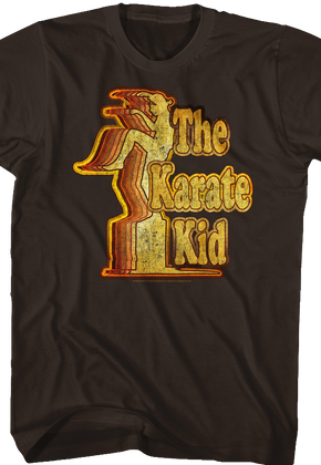 Crane Kick Pattern Karate Kid T-Shirt